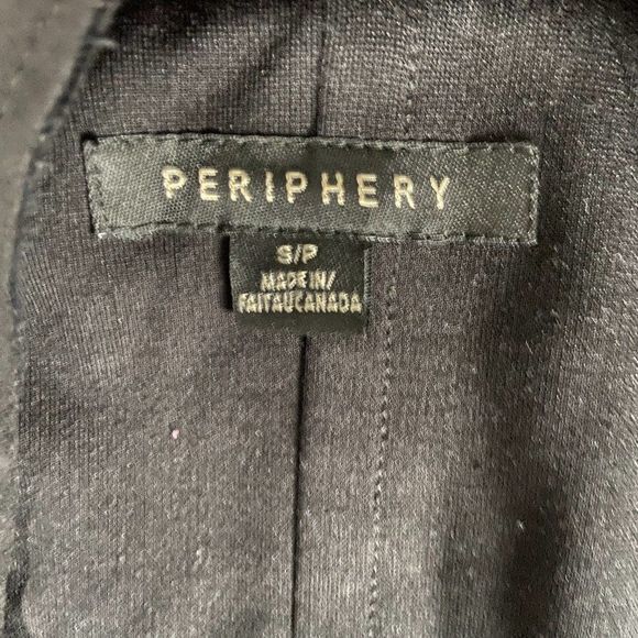 PERIPHERY Vegan Suede Black Jacket‎ - Picture 5 of 14